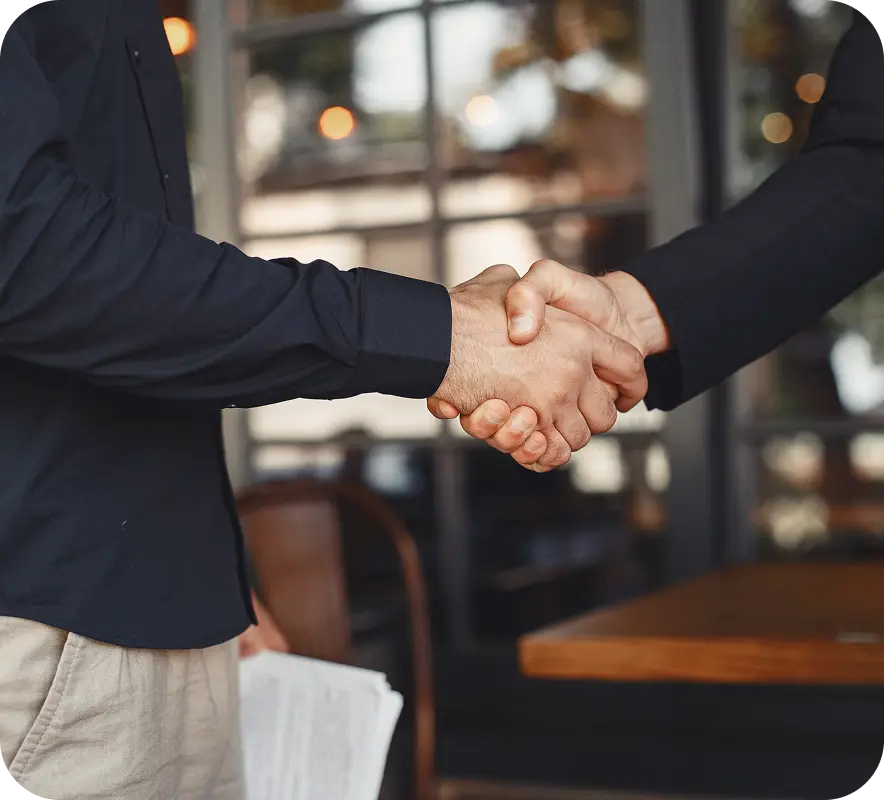 Business handshake